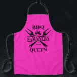 Tablier Funny BBBQ personnalisé Barbecue Queen Apron<br><div class="desc">Funny BBBQ Grill Master Barbecue personnalisé Meilleur</div>