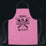 Tablier Funny BBBQ personnalisé Barbecue Queen Apron<br><div class="desc">Funny BBBQ Grill Master Barbecue personnalisé Meilleur</div>