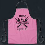 Tablier Funny BBBQ personnalisé Barbecue Queen Apron<br><div class="desc">Funny BBBQ Grill Master Barbecue personnalisé Meilleur</div>