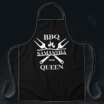 Tablier Funny BBBQ personnalisé Barbecue Queen Apron<br><div class="desc">Funny BBBQ Grill Master Barbecue personnalisé Meilleur</div>