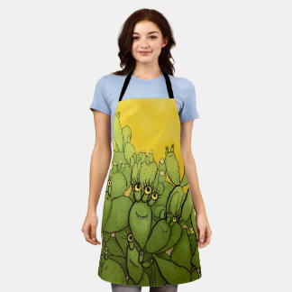 Tablier Funny Cactus Succulent Gardener Plante Maman