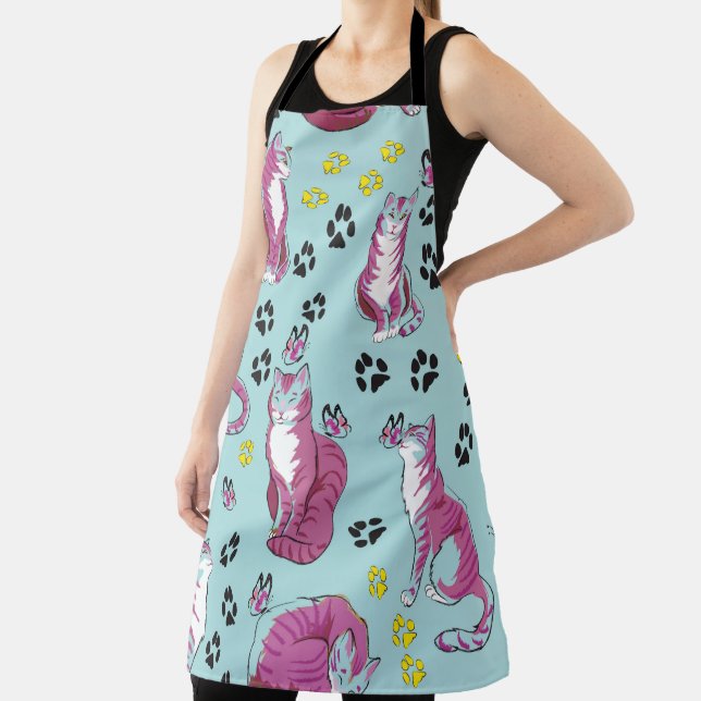 Tablier funny cats seamless pattern (Insitu)