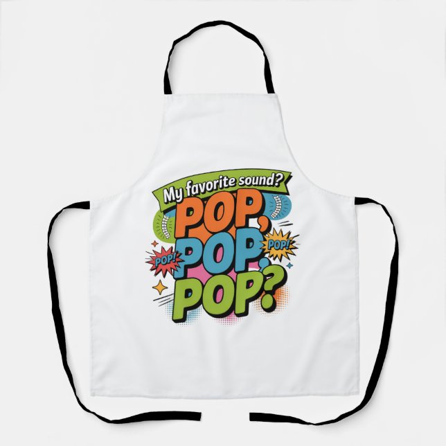 Tablier Funny Chiropractor Pop Sound Cadeau (Recto)