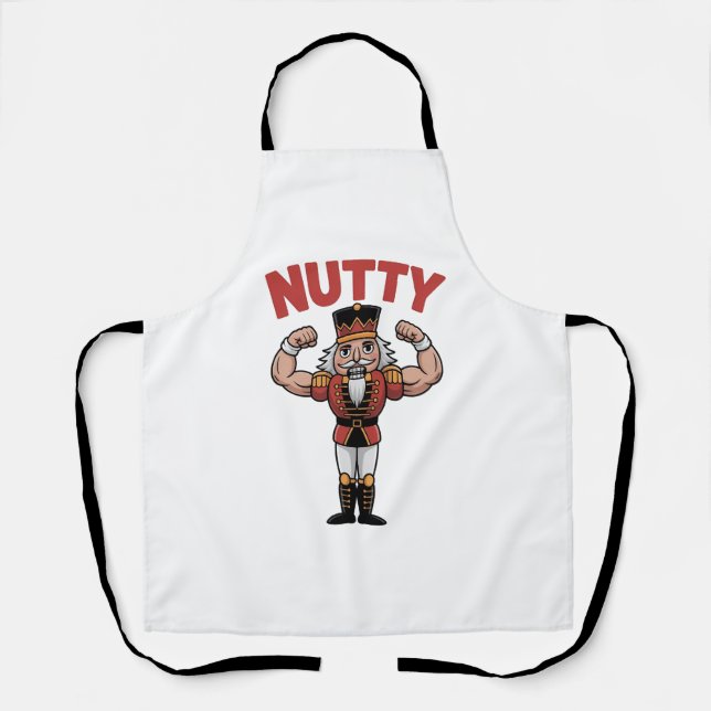 Tablier Funny Christmas Nutcracker Nuty Natural Fitness (Recto)