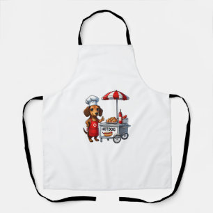 Tablier Funny Dachshund Chien Weiner Saucisse Hotdog Sandw