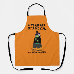 Tablier Funny Halloween sorcière Cool anglais enseignant G