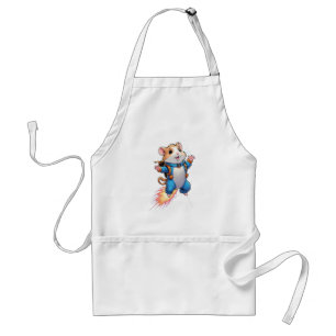 Tablier Funny Jetpack Hamster Apron   Cartoon Animal