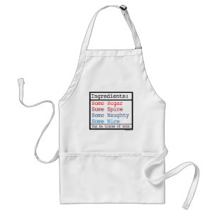 Tablier Funny Naughty et Nice Apron