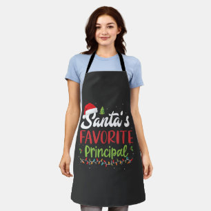 Tablier Funny Père Noël Favori Principal Noël