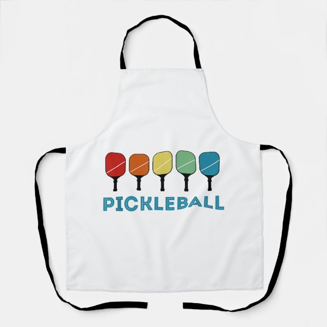 Tablier Funny Pickleball Retro Vintage (Recto)