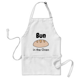 Tablier Funny Pregnancy Bun dans le four