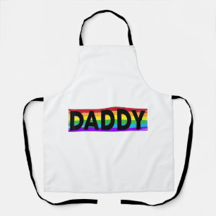 Tablier Funny Pride papa - Fier gay lesbienne Fa Cadeau