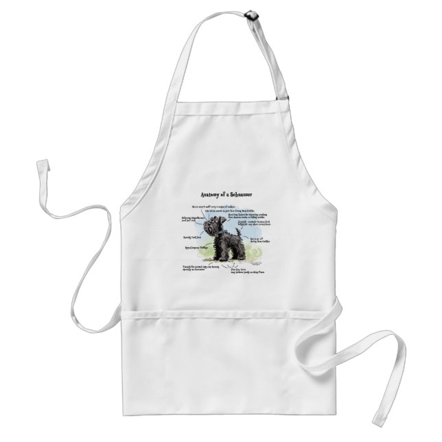 Tablier Funny Schnauzer Apron (Devant)