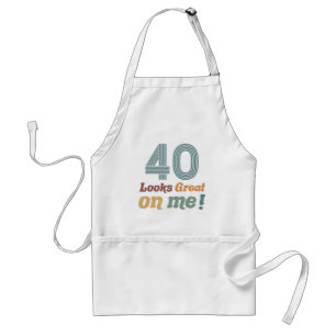 Tablier Funny Vintage 40e anniversaire