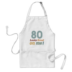 Tablier Funny Vintage 80e anniversaire
