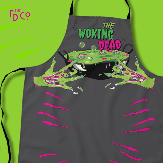 Tablier Funny Woking Dead Zombie Rippin’ Eyeball Poppin’ (Créateur téléchargé)
