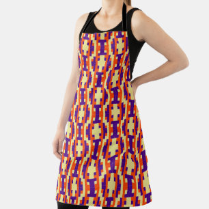 Tablier Fusion Culturelle Géométrique Sans Couture