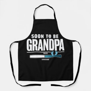 Tablier Futur Grand-Père Homme Prévu 2025 Nouveau Grand-Pè