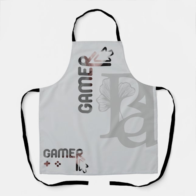 Tablier GAMER Apron Abstrait Trend Decor Powdery (Recto)