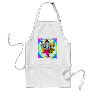 Tablier Ganesh dans la conception colorée d'arc-en-ciel