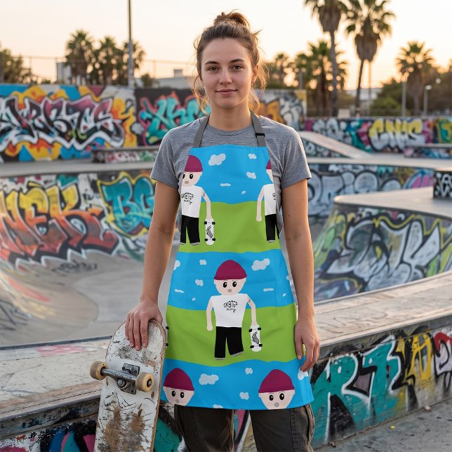 Tablier Garçon Skateur (Créateur téléchargé)