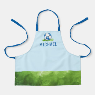 Tablier Garçons Custom Soccer School Art
