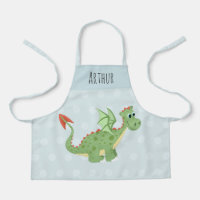 Garçons mignons et magiques Dragon Vert Enfants
