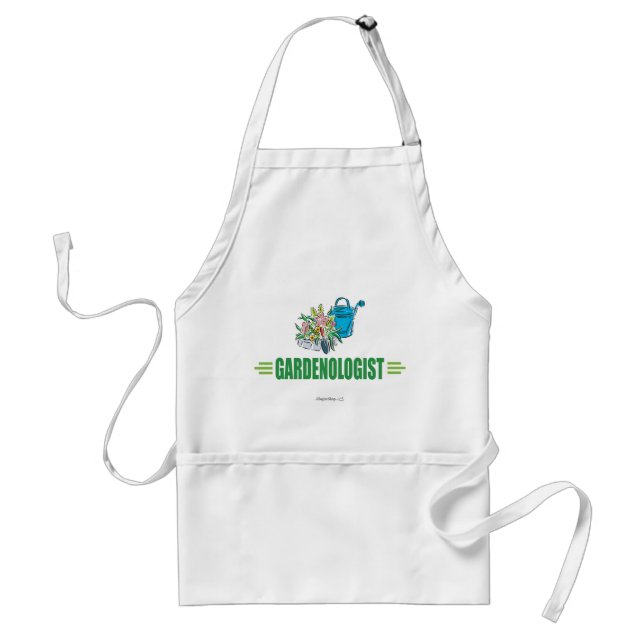 Tablier Gardener humoristique, jardinage (Devant)