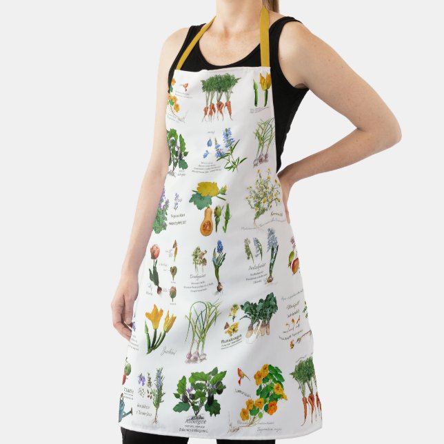 Tablier Gardener's harvest and cooking apron. (Insitu)