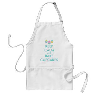 Tablier Gardez votre calme et faites cuire des cupcakes ta