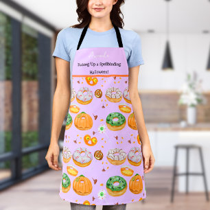 Tablier Gâteau eau-forte délicieux Bon Halloween Bonbons