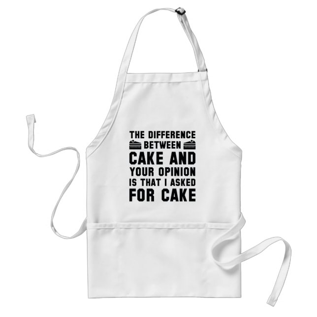 Tablier Gâteau Et Votre Opinion (Devant)