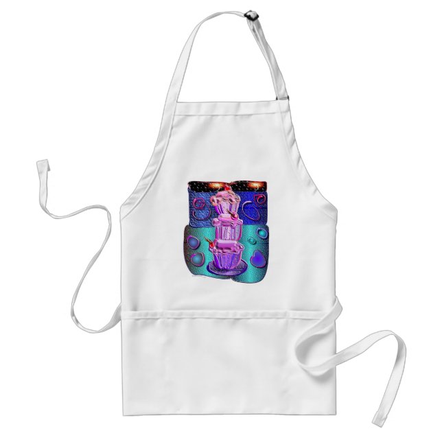Tablier gâteaux de fantaisie 1 de tasse (Devant)