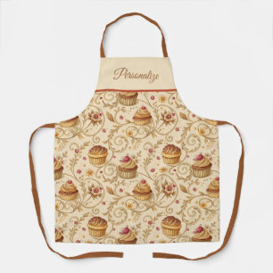 Tablier Gaufrette Cupcake Swirl Élégance de Pâtisserie Per