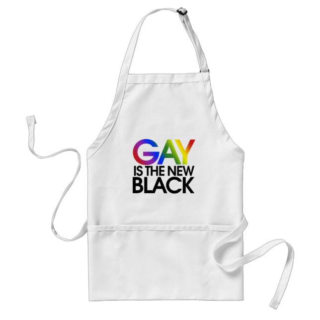 Tablier Gay est le nouveau Black (Devant)
