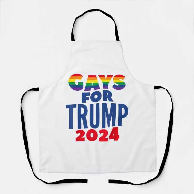 Tablier Gays Pour L'Élection De Trump En 2024 (Recto)