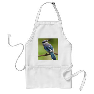 Tablier Geai bleu pensant à toi ami famille maman papa