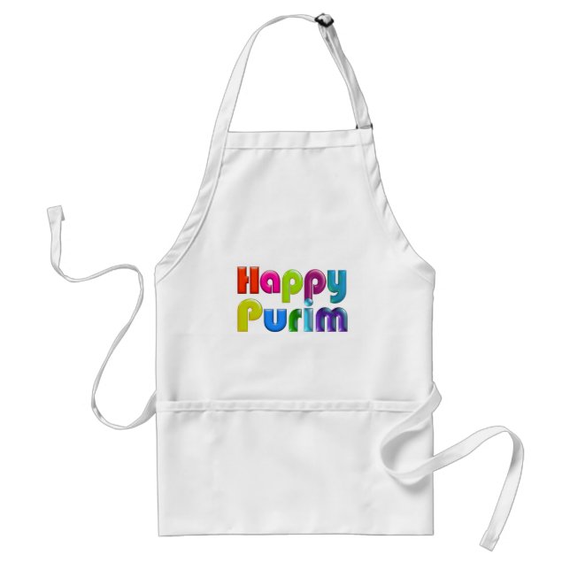 Tablier génial HEUREUX de PURIM (Devant)