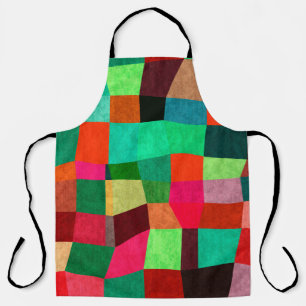 Tablier Géométrique colorée : Texture sans fil Abstraite