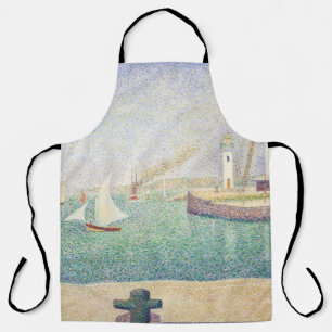 Tablier Georges Seurat - Entrée du Port de Honfleur