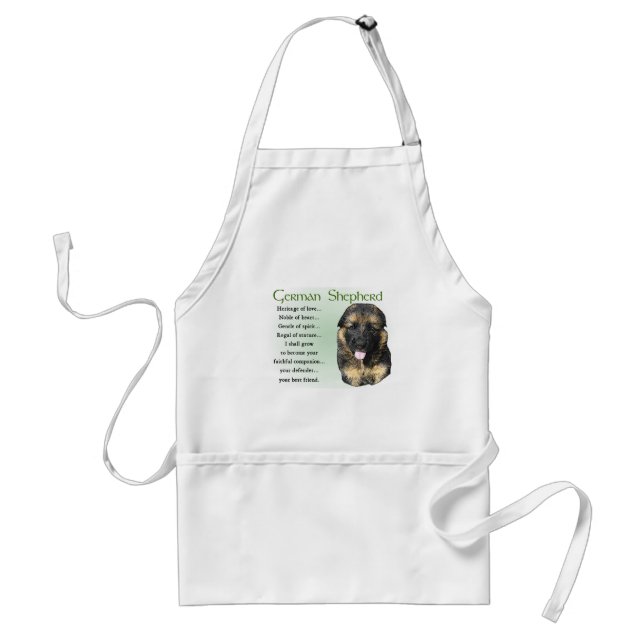 Tablier German Shepherd Puppy Gifts (Devant)