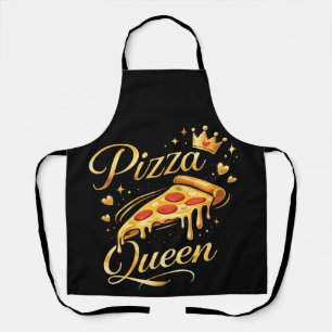 Tablier Gif de pizza drôle Amoureux de pizza mignon Cuisin