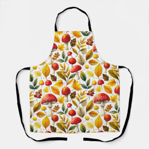Tablier Gilet de champignon automnal cosy et aquarelle de