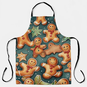 Tablier Ginger breadman Motif de Noël
