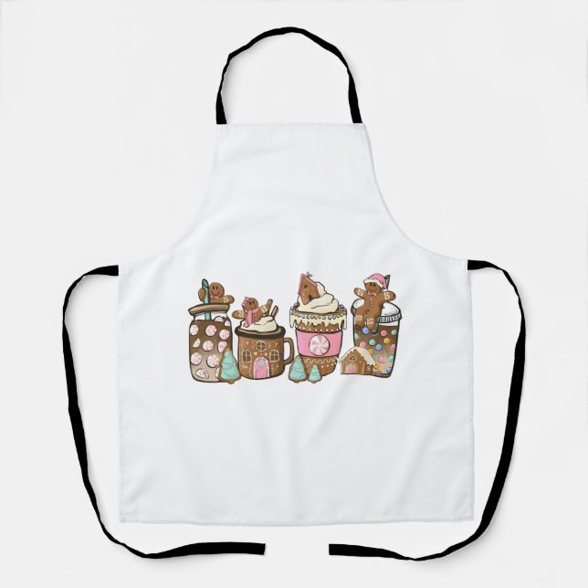 Tablier Gingerbread Cookie Dans Le Coca Chaud Amateurs de  (Recto)