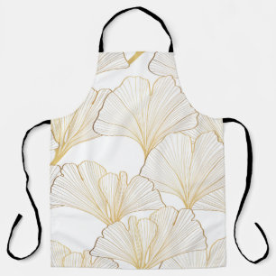 Tablier Ginkgo Gold : Arrangement de feuille luxueux