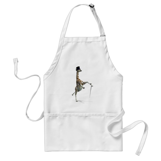 Tablier Girafe à claquettes (Devant)
