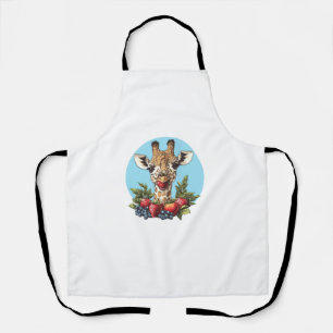 Tablier Girafe Aux Fraises Pommes De Bleuvres