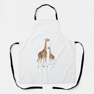 Tablier Girafe avec lunettes de soleil Jungle Safari Anima