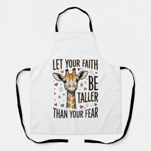 Tablier Girafe de foi Design de chemise vintage inspirant_